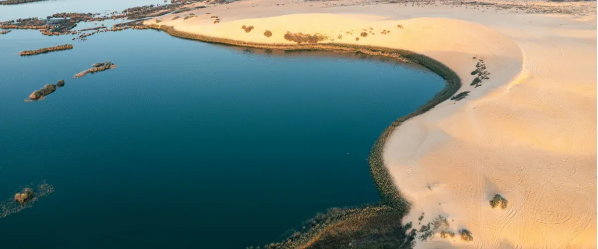 Yellow Lake Al Ahsa, a Rendezvous Amidst the Sand Dunes